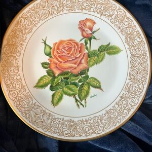 EDWIN MARSHALL BOEHM ROSE Ltd Ed Plate Collection: THE PEACE ROSE, THE TROPICANA